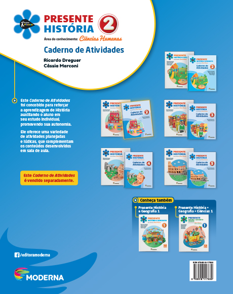 Caderno - Presente História 2 - verso